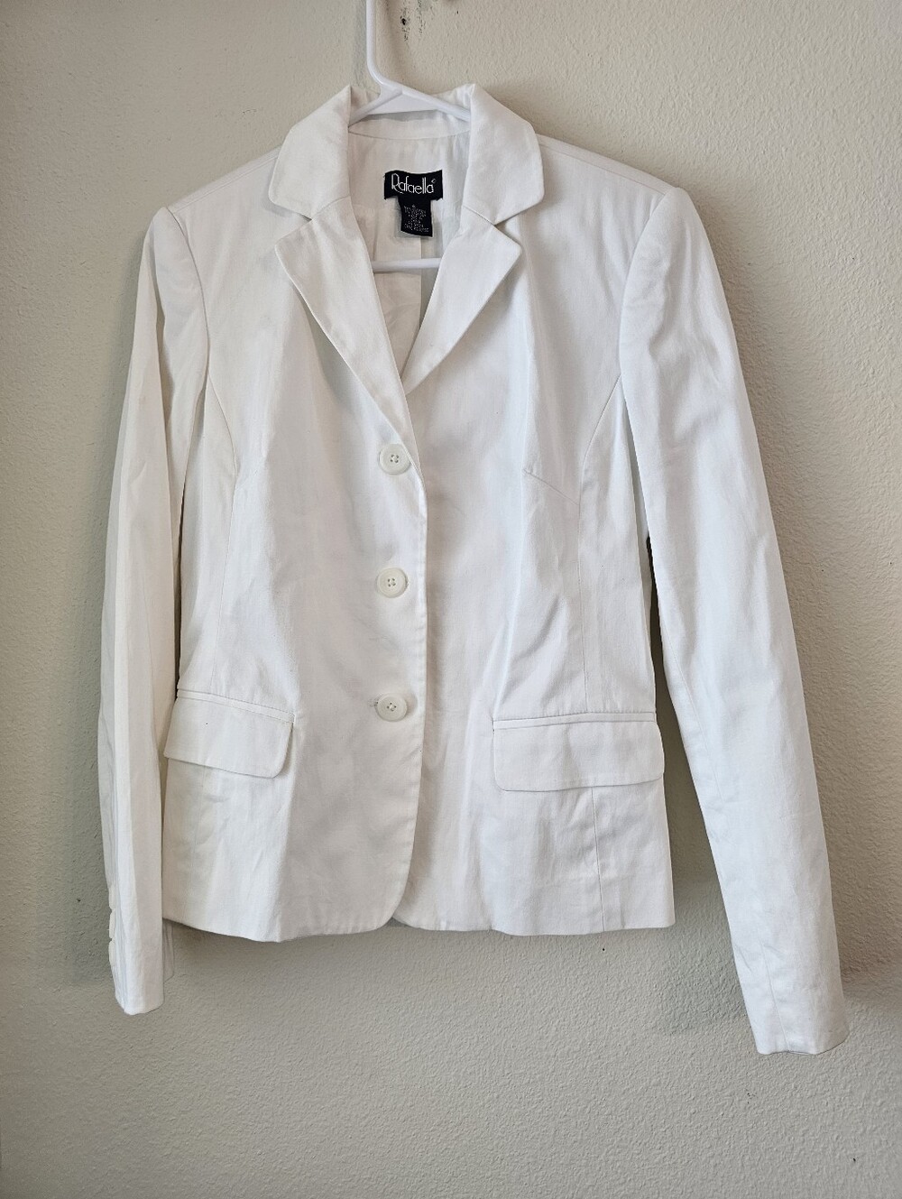 Rafaella Womens White Jacket & Coat